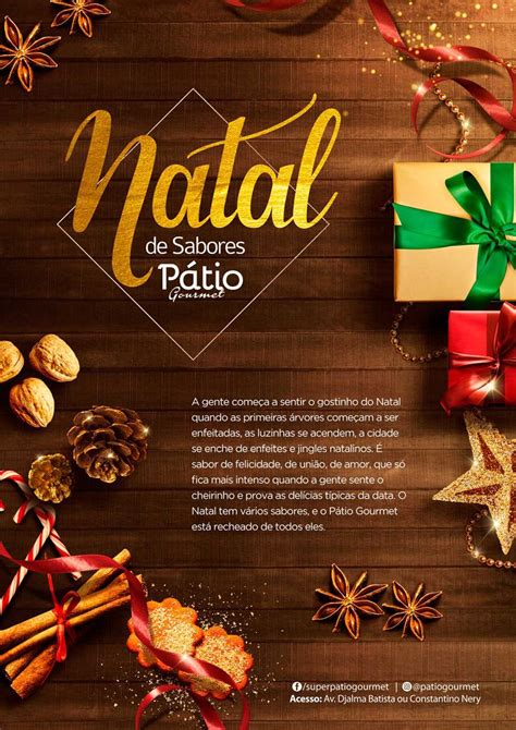 Campanha De Natal Para O Supermercado Pátio Gourmet Tema Natal De