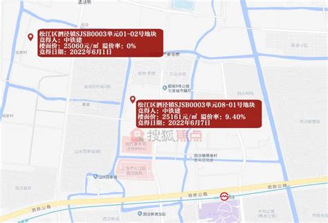 上海首轮土拍第四日 4宗地揽金超77亿，中铁建连落两子地块松江成交