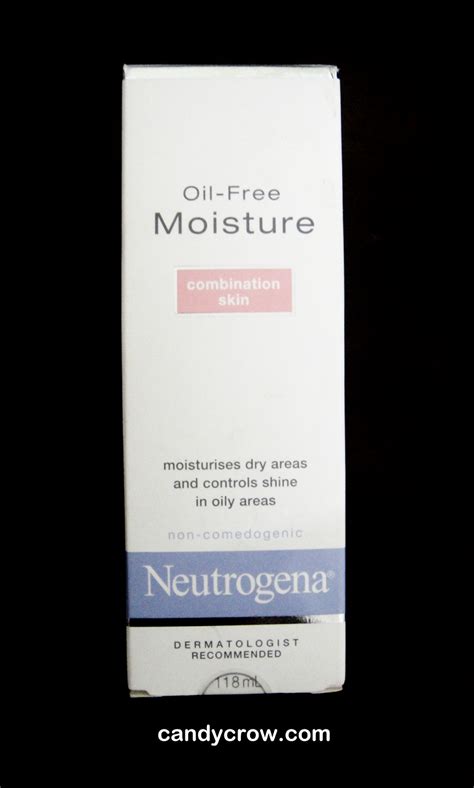 Neutrogena Oil free moisture Review - Candy Crow