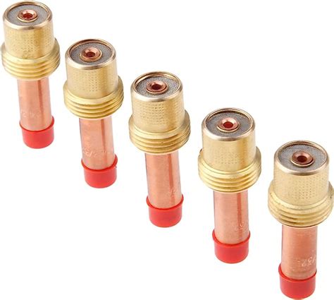 Mtsooning 5PCS 45V26 2 4mm 3 32inchs Gas Lens Collet Body Copper