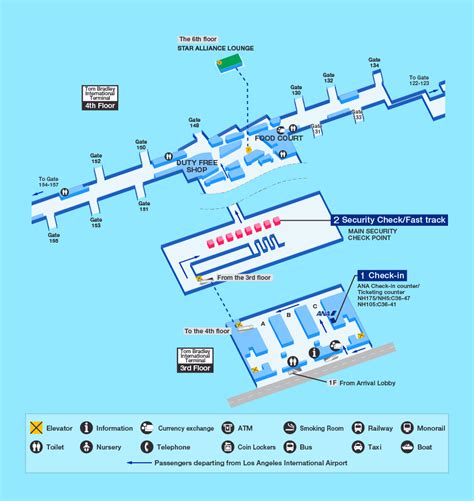 Tom Bradley International Terminal Map