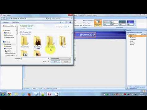 Beginners Ms Access Database Tutorial How To Create Forms With