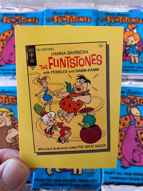 Cardz 1993 Hanna Barbera The Flintstones Sealed Trading Card Etsy