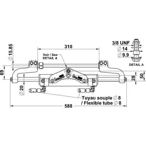 Kit Direction Hydraulique Ls Pro Hb Pour Moteurs Hors Bord