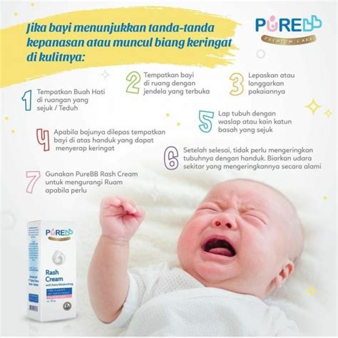 Purebb Rash Cream Krim Ruam Dan Iritasi Kulit Bayi