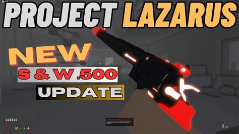 Roblox Project Lazarus New S W Weapon Update Youtube