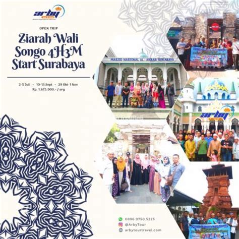 Open Trip Ziarah Walisongo 4 Hari 3 Malam Di Surabaya Tribun JualBeli