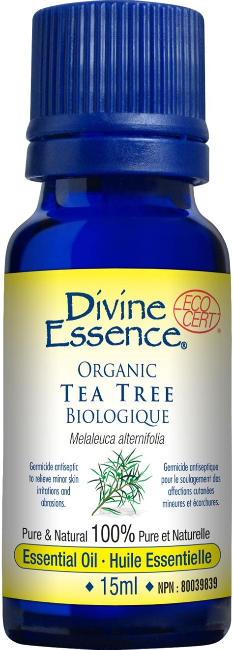 Divine Essence Tea Tree Organic 15ml Canadas Online