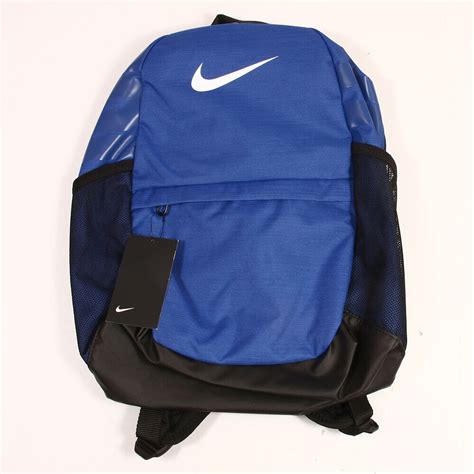 Nike Kid's Brasilia Backpack Blue Black White Sz Misc DM0403-480 for ...