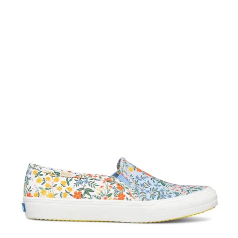 Keds Womens Rifle Paper Co Double Decker Wildwood Slip On Sneaker