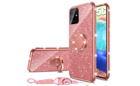 Nancheng For Samsung Galaxy A71 Case 5g Version Cute Girls Women Glitter Rhinestone