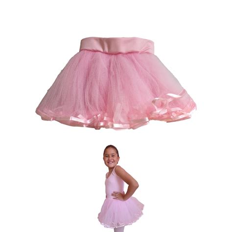 Saia De Tule Tutu Do Uniforme De Ballet Para Bailarina Infantil