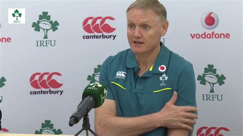 Irish Rugby Tv Ireland Team Announcement Press Conference Ahead Of Second Test Youtube