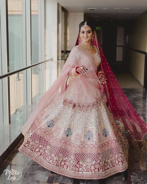 18 Gorgeous Bridal Lehenga With Double Dupatta