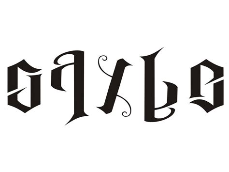 231 Mind Blowing Ambigrams Of Names