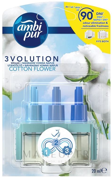 Ambi Pur Volution Cotton Flower Recharge Recharge Pour Diffuseur