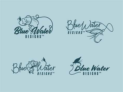 Blue Water Designs Logo Exploration by Kyla Hutchison on Dribbble