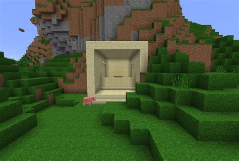 6x6 Piston Door [20x13x16, sand/gravel] Minecraft Map