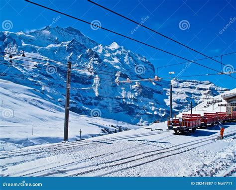 Train Station To Jungfraujoch, Switzerland Royalty Free Stock Photography - Image: 20249887