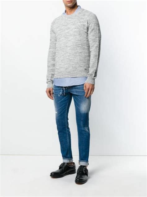 Dsquared2 Crew Neck Jumper Modesens