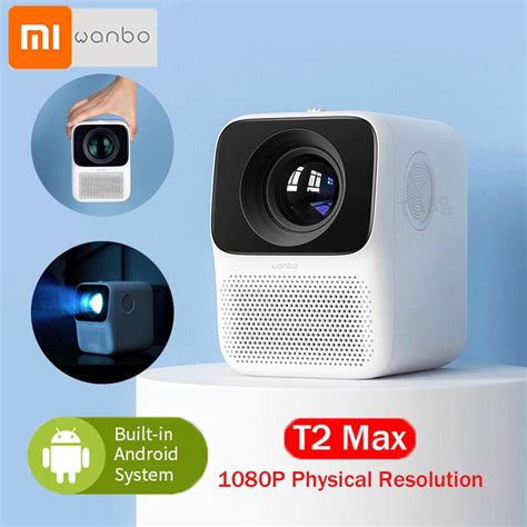 Buy Global Version Xiaomi Wanbo Projector Lcd T2 Max 1080p Physical