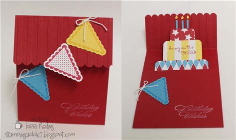 Birthday Cake Pop Up Card VIDEO TUTORIAL - Confessions of a Stamping Addict