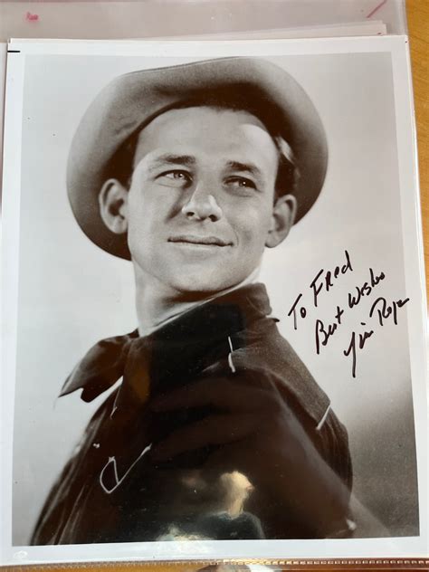 Jimmy Rogers Hopalong Cassidy Sidekick Autograph Williamsburg Nostalgia Fest