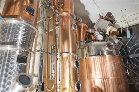 Copper Still Alembic Inside Distillery 20163738 Stock Photo At Vecteezy