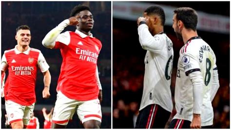 Bukayo Saka Hit Marcus Rashford S Celebration After Scoring Vs Man