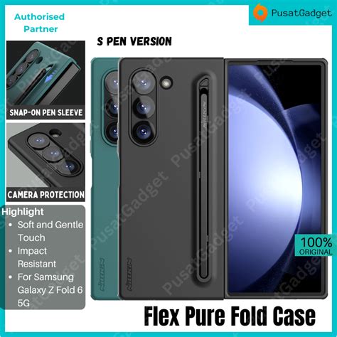 Jual Case Samsung Galaxy Z Fold6 Fold 6 5g Nillkin Flex Pure Fold S Pen Liquid Silicone Casing