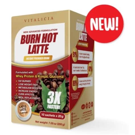 AVENYS BURN HOT LATTE 10 SACHET Shopee Malaysia