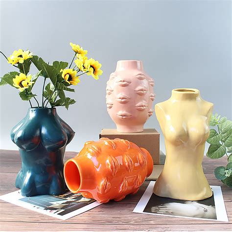 Torso Female Body Vasebody Planternaked Body Vase Ceramic Etsy