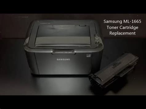 Samsung ML 1665 Toner Cartridge Replacement YouTube