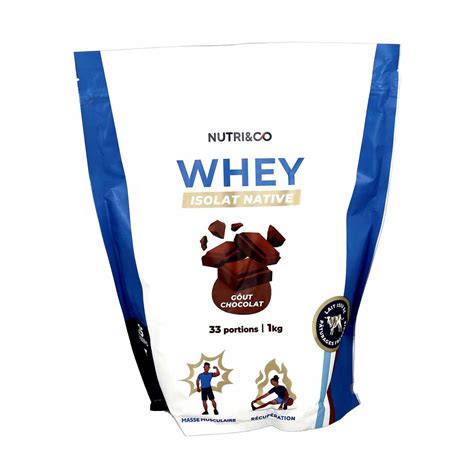 Nutri Co Whey Isolate Native Chocolat Sachet De Kg La Pharmacie De