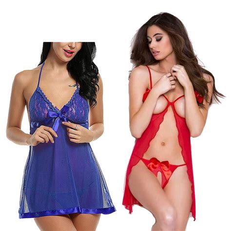 Buy Beera Women S Polyester Solid Above Knee Lingerie Nightwear And