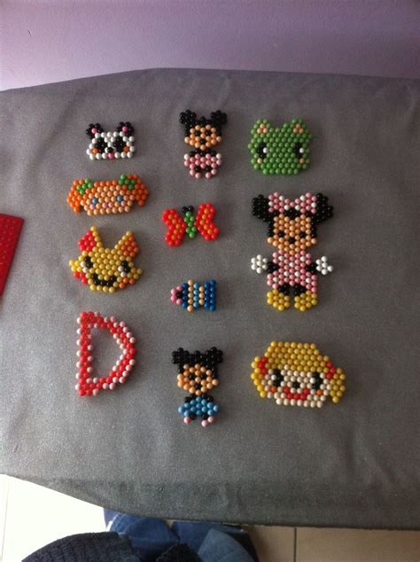 Wow Look All Of These Lovely Aquabeads Creations Beaded Crafts Bead