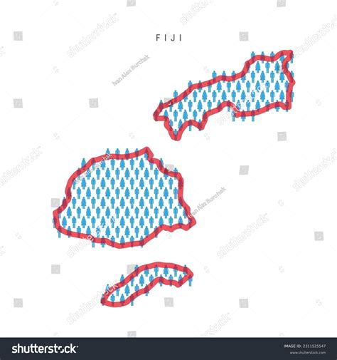 Fiji Population Map Stick Figures Fijian Stock Vector (Royalty Free) 2311525547 | Shutterstock