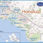 Urban Honolulu Map Tourist Attractions TravelsFinders