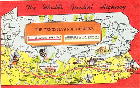 America’s Dream Highway – the Pennsylvania Turnpike | Postcard History