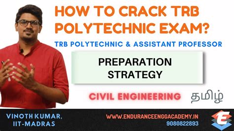 How To Crack Trb Polytechnic Civil Engineering Preparation