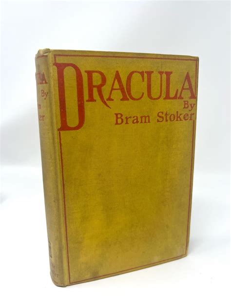 Dracula 1897 First Edition Of One Of The Most Sought After Books In