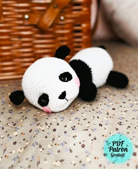 Panda Zuzi Amigurumi PDF Patron Gratuit