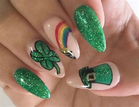 St Patrick S Day Nail Ideas For 2024 St Patricks Nail Designs