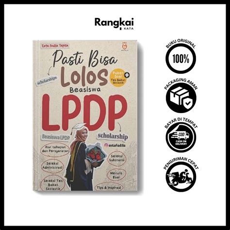 Jual Buku Pasti Bisa Lolos Beasiswa Lpdp Enta Fadila Tapisa Bmedia