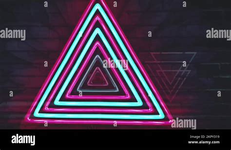 neon animated sign Stock Video Footage - Alamy