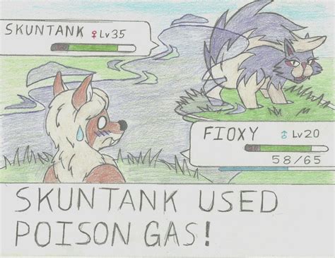 “Skuntank Used Poison Gas!” by GraceSaberklaww : FartingPokemon