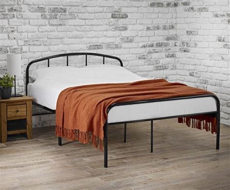 Lpd Milton 4ft Small Double Black Metal Bed Frame By Lpd Furniture