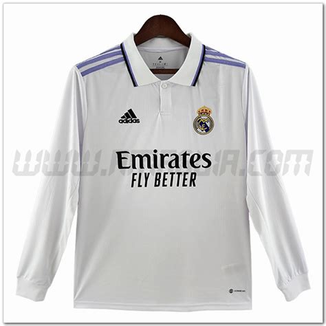 Maglia Real Madrid Prima Maniche Lunghe 2022 23 Personalizzate Scontate