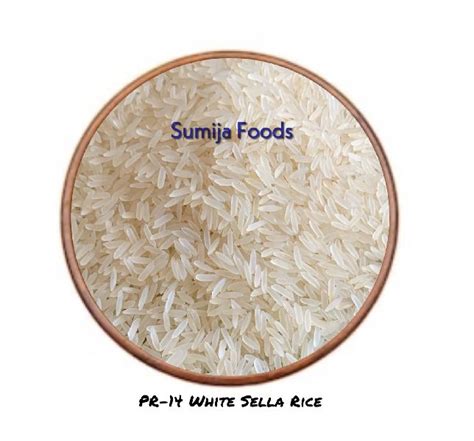 PR 14 11 White Sella Rice Style Parboiled Certification FDA