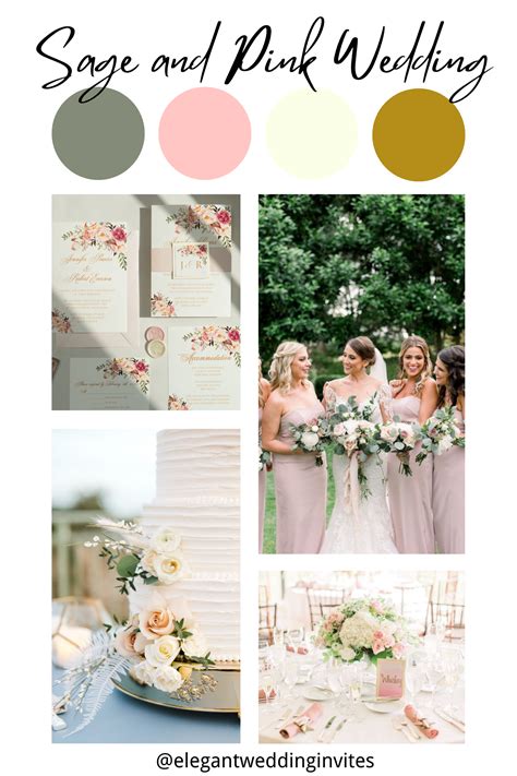 7 Must-Try Sage and Pink Wedding Color Palettes for 2023